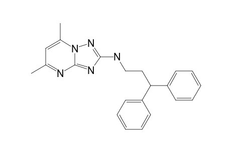 5,7-DIMETHYL-2-(3,3-DIPHENYLPROPYLAMINO)-1,2,4-TRIAZOLO-[1.5-A]-PYRIMIDINE