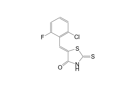 (5Z)-5-(2-chloro-6-fluorobenzylidene)-2-thioxo-1,3-thiazolidin-4-one