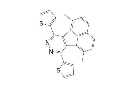 7,10-bis(Thiophen-2'-yl)-1,6-dimethyl-8,9-diazafluoranthene
