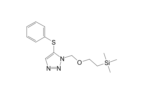 Trimethyl-[2-[(5-phenylsulfanyl-1,2,3-triazol-1-yl)methoxy]ethyl]silane