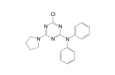 (4-chloro-6-pyrrolidino-s-triazin-2-yl)-diphenyl-amine