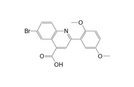 6-bromo-2-(2,5-dimethoxyphenyl)-4-quinolinecarboxylic acid
