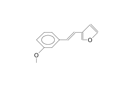 3-(3-Methoxy-styryl)-furan