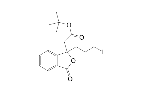 2-[1-(3-iodopropyl)-3-keto-phthalan-1-yl]acetic acid tert-butyl ester