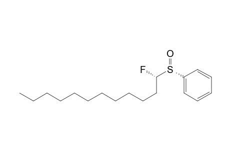 Benzene, [(1-fluorododecyl)sulfinyl]-, (R*,R*)-(.+-.)-