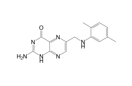 4(1H)-Pteridinone, 2-amino-6-[[(2,5-dimethylphenyl)amino]methyl]-