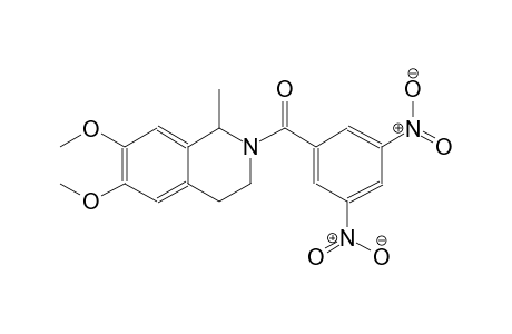 2-(3,5-dinitrobenzoyl)-6,7-dimethoxy-1-methyl-1,2,3,4-tetrahydroisoquinoline