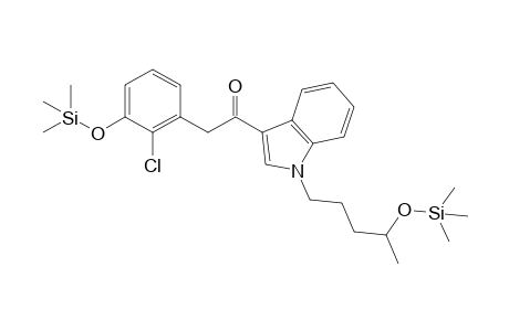 2-(2-Chloro-3-((trimethylsilyl)oxy)phenyl)-1-(1-(4-((trimethylsilyl)oxy)pentyl)-1H-indol-3-yl)ethan-1-one