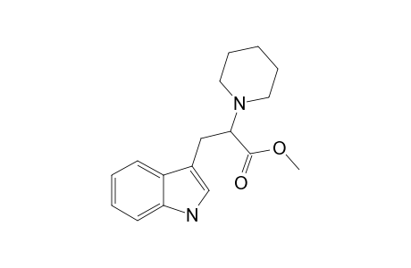 3-(1H-indol-3-yl)-2-piperidino-propionic acid methyl ester