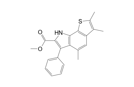 Methyl 2,3,5-trimethyl-6-phenyl-8H-thieno[3,2-g]indole-7-carboxylate