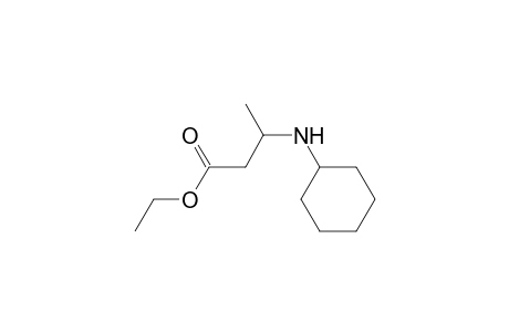 3-(cyclohexylamino)butanoic acid ethyl ester