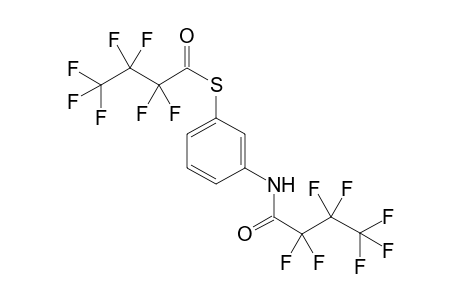 S-3-(2,2,3,3,4,4,4-heptafluorobutanamido)phenyl 2,2,3,3,4,4,4-heptafluorobutanethioate
