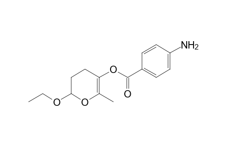 2-Ethoxy-3,4-dihydro-6-methyl-2H-pyran-5-yl 4'-Aminobenzoate
