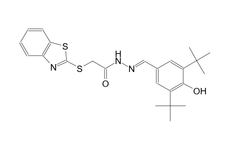 2-(1,3-benzothiazol-2-ylsulfanyl)-N'-[(E)-(3,5-ditert-butyl-4-hydroxyphenyl)methylidene]acetohydrazide