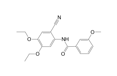 Benzamide, N-(2-cyano-4,5-diethoxyphenyl)-3-methoxy-
