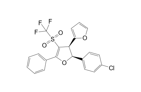 2-(4-Chlorophenyl)-3-furyl-4-trifluoromethylsulfonyl-5-phenyl-cis-2,3-dihydrofuran