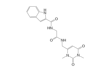 1H-indole-2-carboxamide, N-[2-oxo-2-[[(1,2,3,6-tetrahydro-1,3-dimethyl-2,6-dioxo-4-pyrimidinyl)methyl]amino]ethyl]-