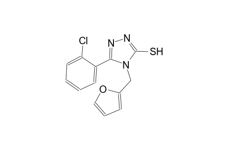 5-(2-chlorophenyl)-4-(2-furylmethyl)-4H-1,2,4-triazole-3-thiol