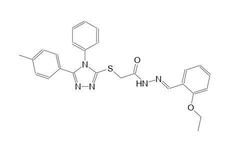 acetic acid, [[5-(4-methylphenyl)-4-phenyl-4H-1,2,4-triazol-3-yl]thio]-, 2-[(E)-(2-ethoxyphenyl)methylidene]hydrazide