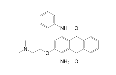 1-Amino-2-(2-dimethylaminoethoxy)-4-anilinoanthraquinone