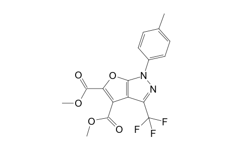 Dimethyl 1-(p-tolyl)-3-(trifluoromethyl)-1H-furo[2,3-c]pyrazole-4,5-dicarboxylate