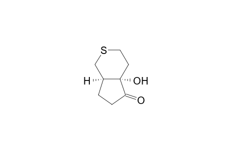 cis-6-Hydroxy-3-thiabicyclo[4.3.0]nonan-7-one