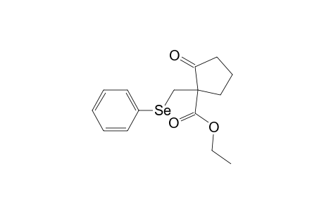 Ethyl 2-oxo-1-((phenylseleno)methyl)cyclopentane-1-carboxylate