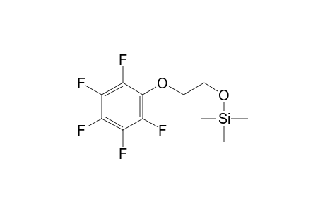 2-(Pentafluorophenoxy)ethanol, tms derivative