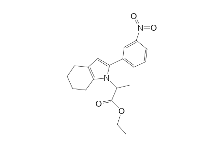 Ethyl 2-[2-(3-nitrophenyl)-4,5,6,7-tetrahydro-1H-indol-1-yl]propanoate