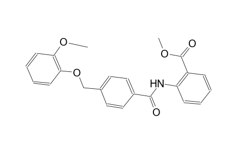 methyl 2-({4-[(2-methoxyphenoxy)methyl]benzoyl}amino)benzoate