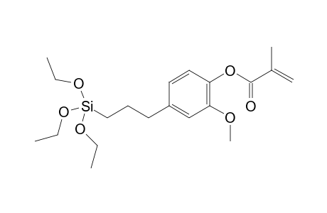 2-methoxy-4-(3-(triethoxysilyl)propyl)phenyl methacrylate