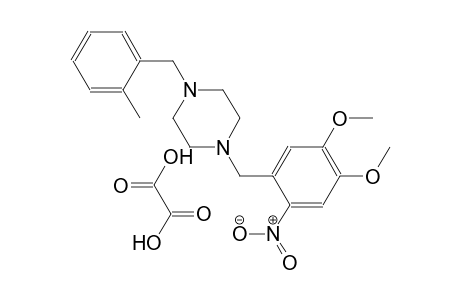 1-(4,5-dimethoxy-2-nitrobenzyl)-4-(2-methylbenzyl)piperazine oxalate