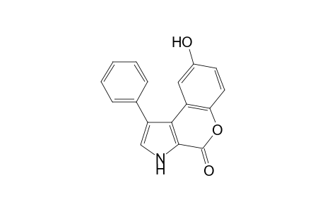 1-Phenyl-8-hydroxychromeno[3,4-b]pyrrole-4(3H)-one