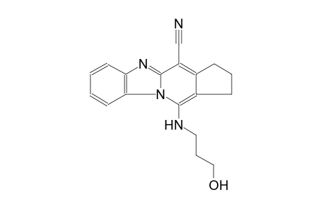 11-[(3-hydroxypropyl)amino]-2,3-dihydro-1H-cyclopenta[4,5]pyrido[1,2-a]benzimidazole-4-carbonitrile