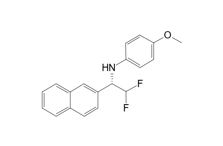 (S)-N-(2,2-difluoro-1-(naphthalen-2-yl)ethyl)-4-methoxyaniline