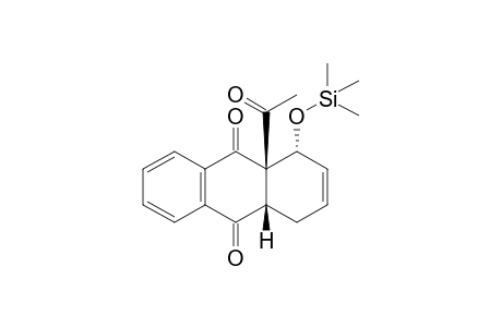 (1R,4aS,9aS)-9a-acetyl-1-trimethylsilyloxy-4,4a-dihydro-1H-anthracene-9,10-dione