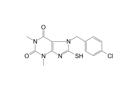 7-(4-Chlorobenzyl)-1,3-dimethyl-8-sulfanyl-3,7-dihydro-1H-purine-2,6-dione