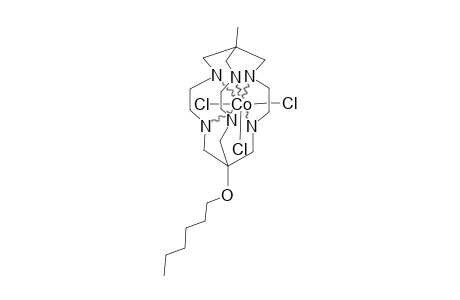 1-HEXYLOXY-8-METHYL-3,6,10,13,16,19-HEXAAZABICYClO-[6.6.6]-ICOSANYL-COBALTCHLORIDE-III;1-HEXYLOXY-8-METHYL-SARCOPHAGINYL-COBALTCHLORIDE-III