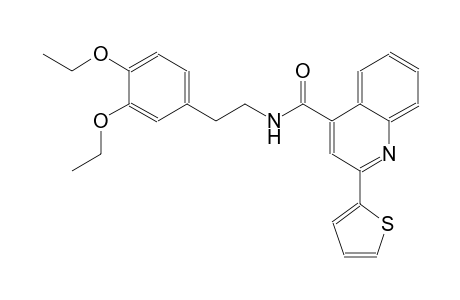 4-quinolinecarboxamide, N-[2-(3,4-diethoxyphenyl)ethyl]-2-(2-thienyl)-