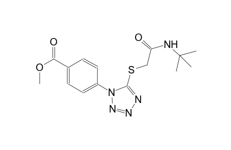 benzoic acid, 4-[5-[[2-[(1,1-dimethylethyl)amino]-2-oxoethyl]thio]-1H-tetrazol-1-yl]-, methyl ester