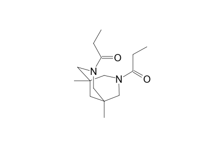 1,5-dimethyl-3,7-dipropionyl-3,7-diazabicyclo[3.3.1]nonane