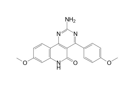 2-Amino-8-methoxy-4-(4-methoxyphenyl)pyrimido[5,4-c]quinolin-5(6H)-one