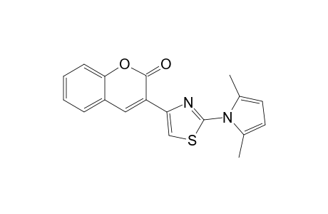 3-[2-(2,5-Dimethylpyrrolo-1-yl)thiazol-4-yl]coumarins