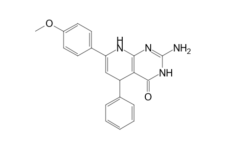 5-Phenyl-7-(4-methoxyphenyl)-2-amino-4-oxo-5,8-dihydropyrid[2,3-d]pyrimidine