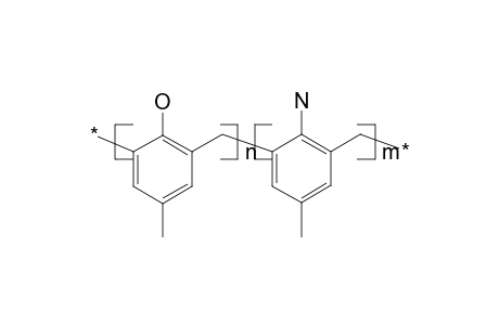 Poly(p-cresyl-2,6-methylene)-b-poly(p-toluidin-2,6-methylene)
