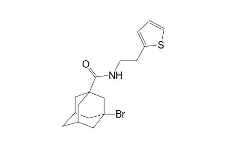 3-Bromanyl-N-(2-thiophen-2-ylethyl)adamantane-1-carboxamide