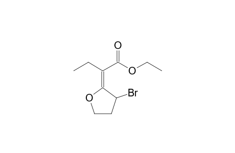 (2E)-2-(3-bromo-2-oxolanylidene)butanoic acid ethyl ester