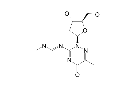 2-(2-DEOXY-BETA-D-ERYTHRO-PENTOFURANOSYL)-3-[(N,N-DIMETHYLAMINO)-METHYLIDENE]-AMINO-6-METHYL-1,2,4-TRIAZIN-5-(2H)-ONE