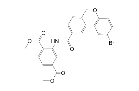 dimethyl 2-({4-[(4-bromophenoxy)methyl]benzoyl}amino)terephthalate