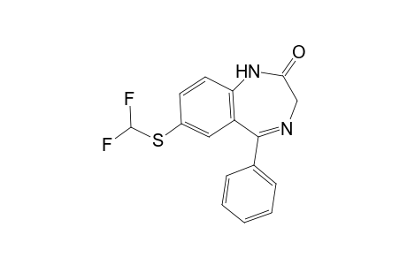 7-[(Difluoromethyl)sulfanyl]-5-phenyl-1,3-dihydro-2H-1,4-benzodiazepin-2-one